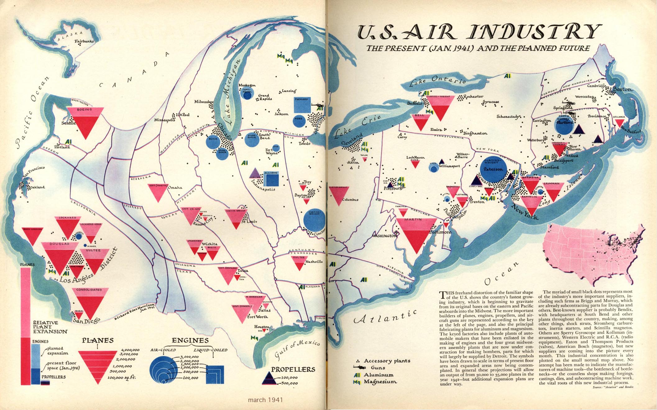 map with symbols