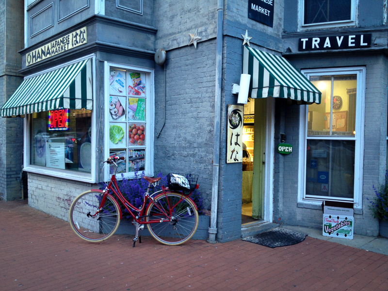 photo of sign on market